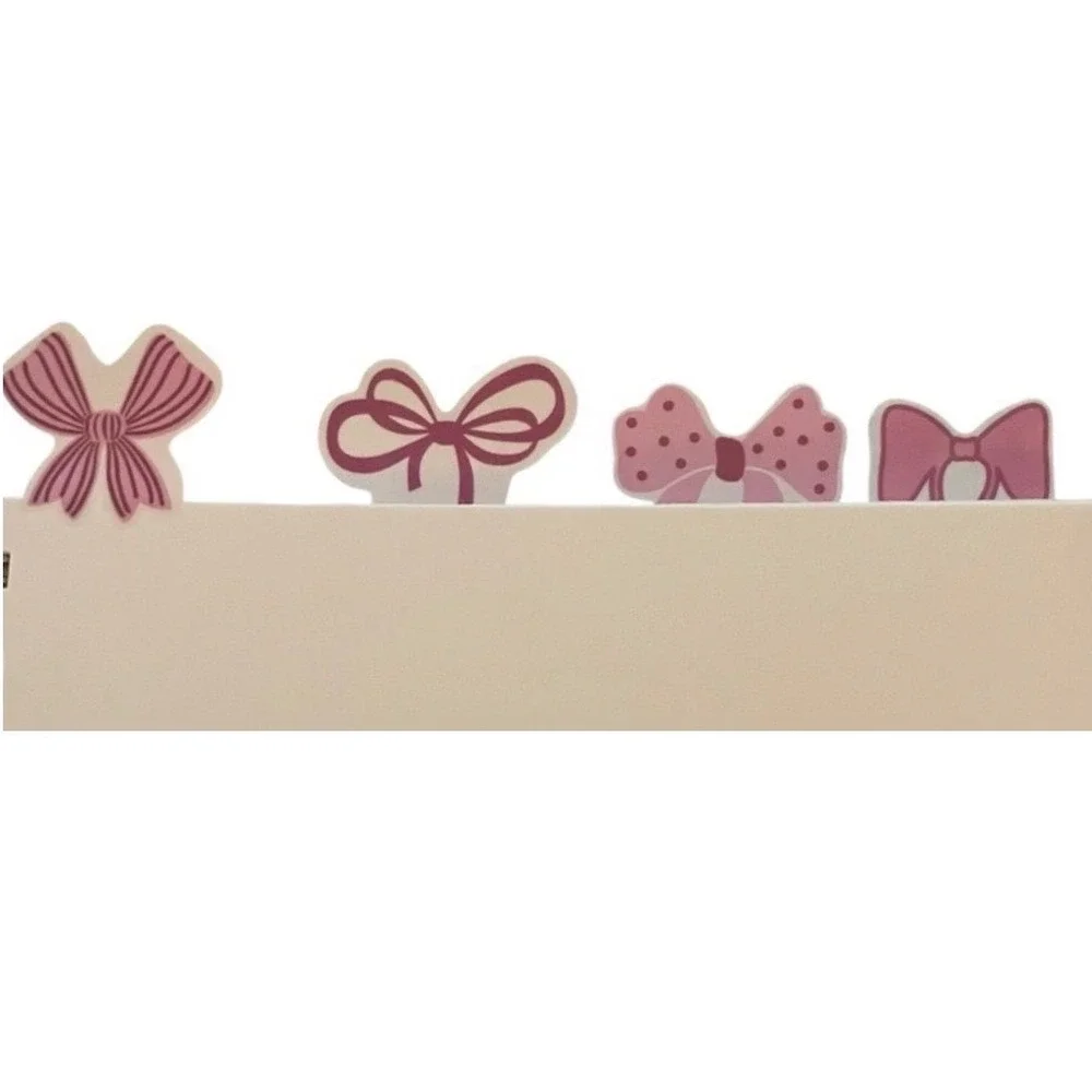 Find Joy In Everyday Pink Bow Notebook and Multi-Color Pen Journal Coquette